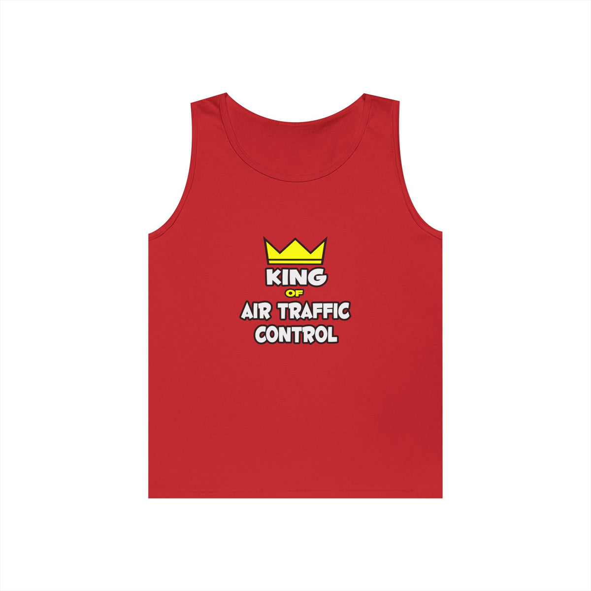 King of Air Traffic Control - Unisex Heavy Cotton Tank Top
