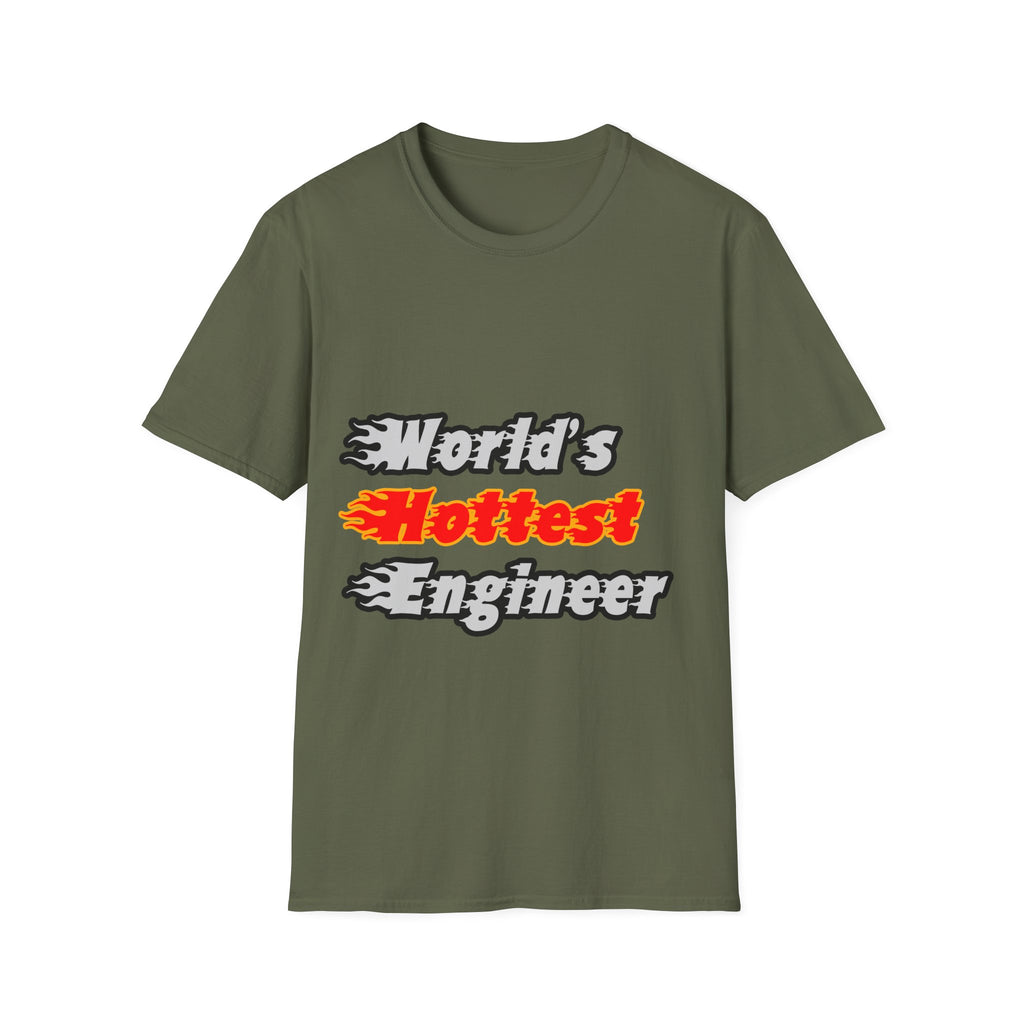 World's Hottest Engineer - Unisex Softstyle T-Shirt