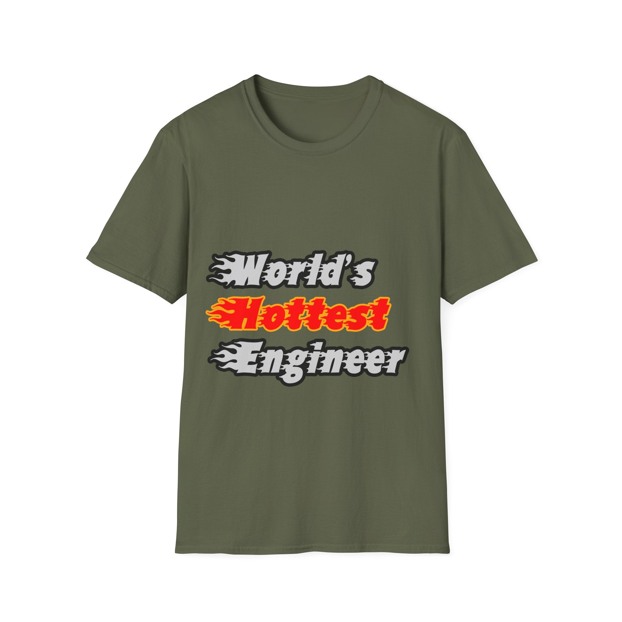 World's Hottest Engineer - Unisex Softstyle T-Shirt