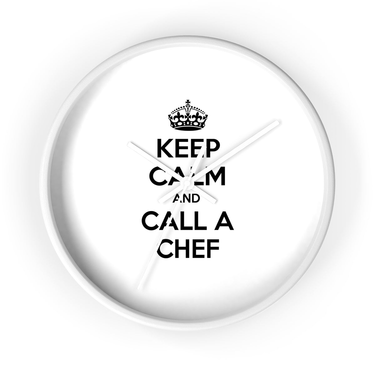 Keep Calm and Call a Chef - Wall Clock