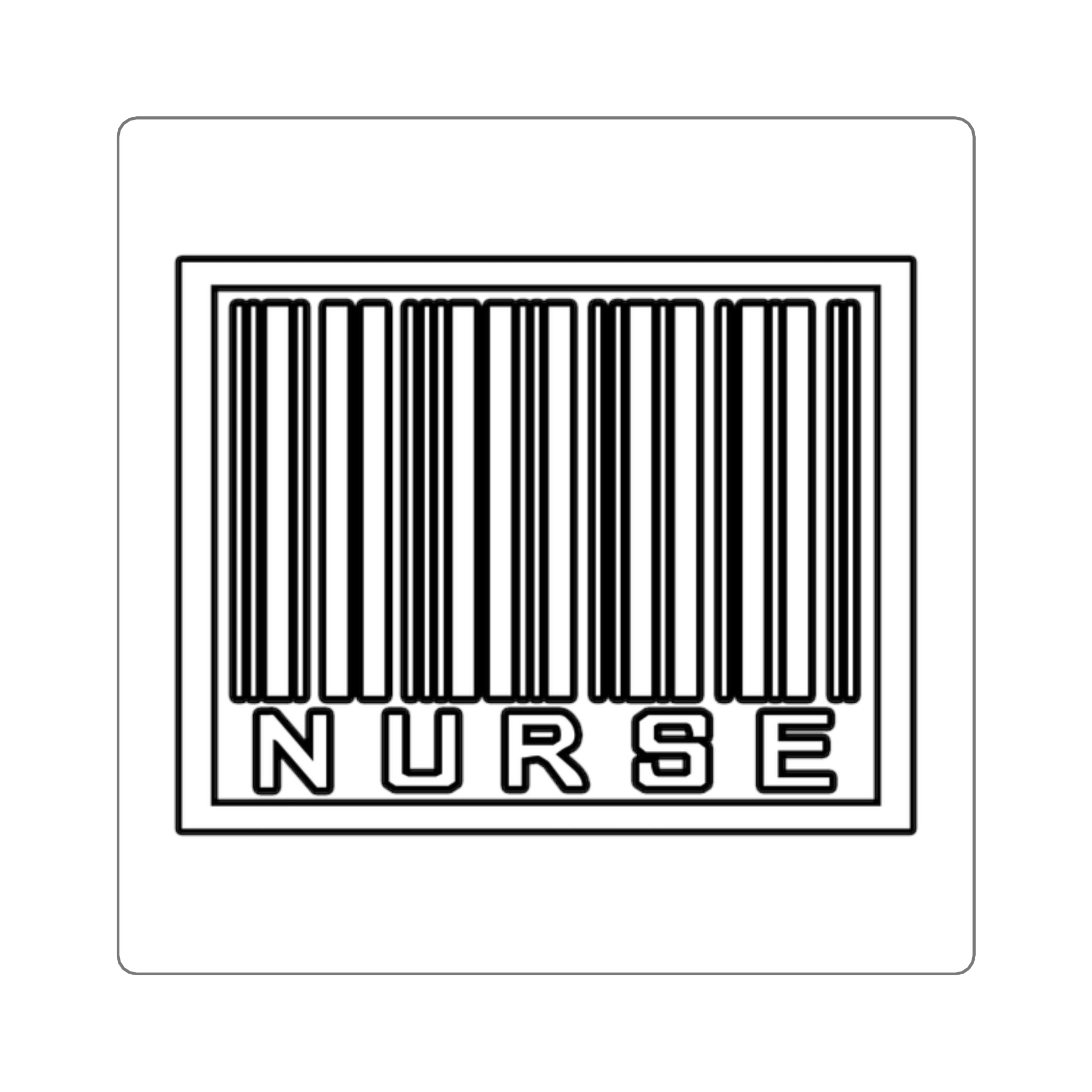 Barcode Nurse - Square Stickers