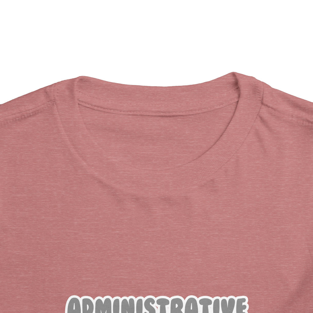 Administrative Asst ... Will Work For Ice Cream - Toddler Short Sleeve Tee