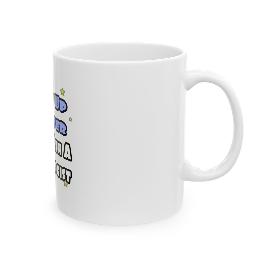 Wake Up Smarter...Sleep With a Cardiologist - Ceramic Mug, (11oz, 15oz)