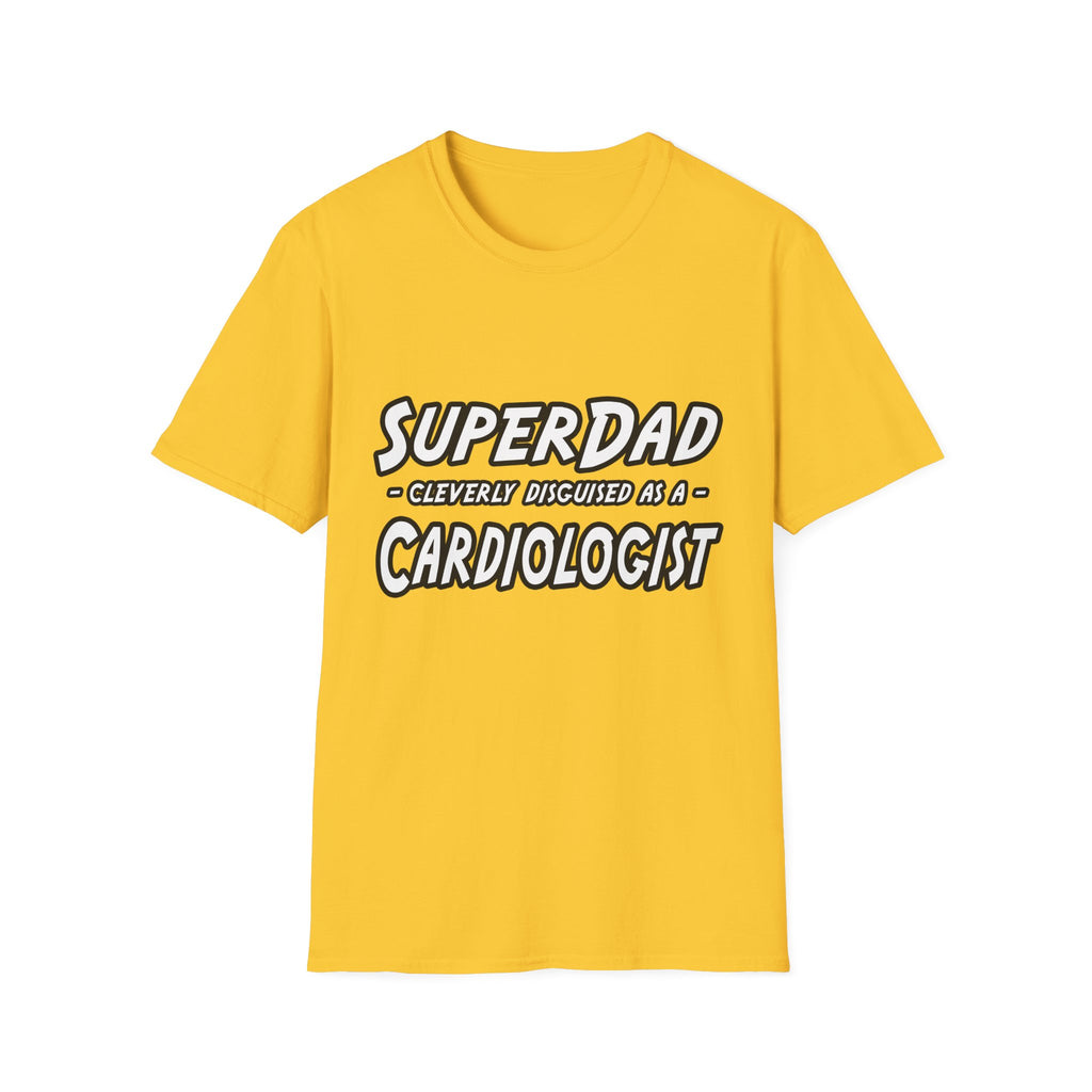 SuperDad...Cardiologist - Unisex Softstyle T-Shirt