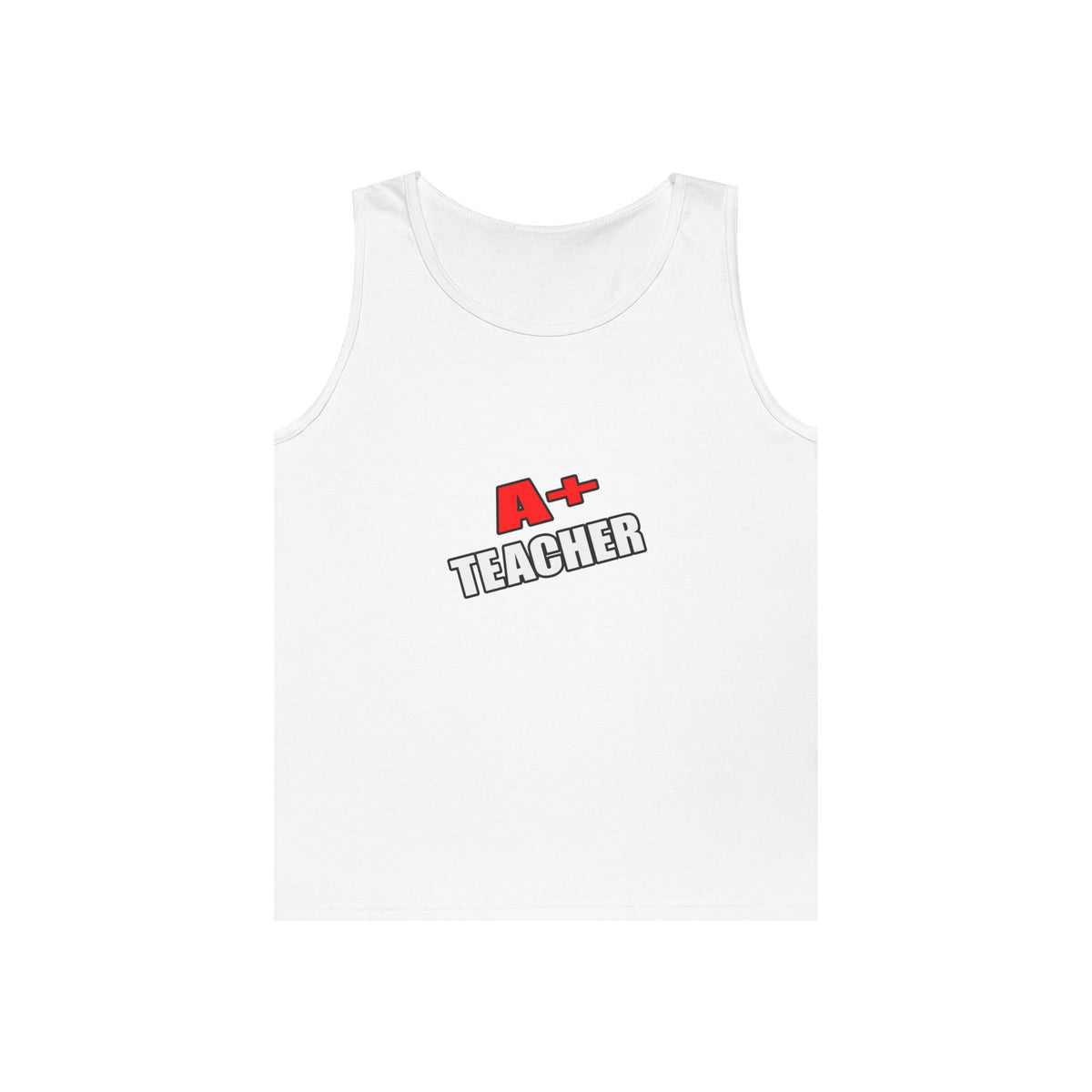a plus teacher - Unisex Heavy Cotton Tank Top