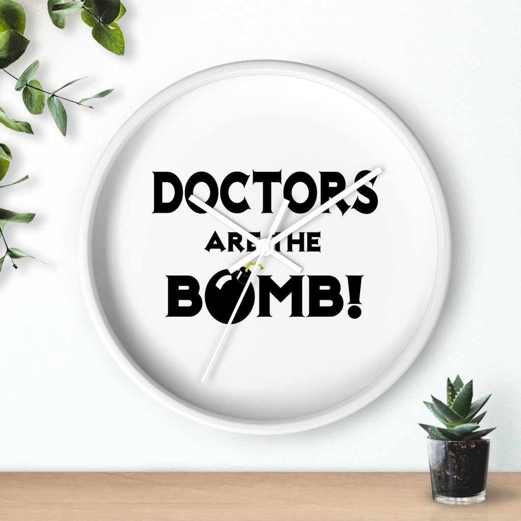 Doctors Are The Bomb! (2) - Wall Clock