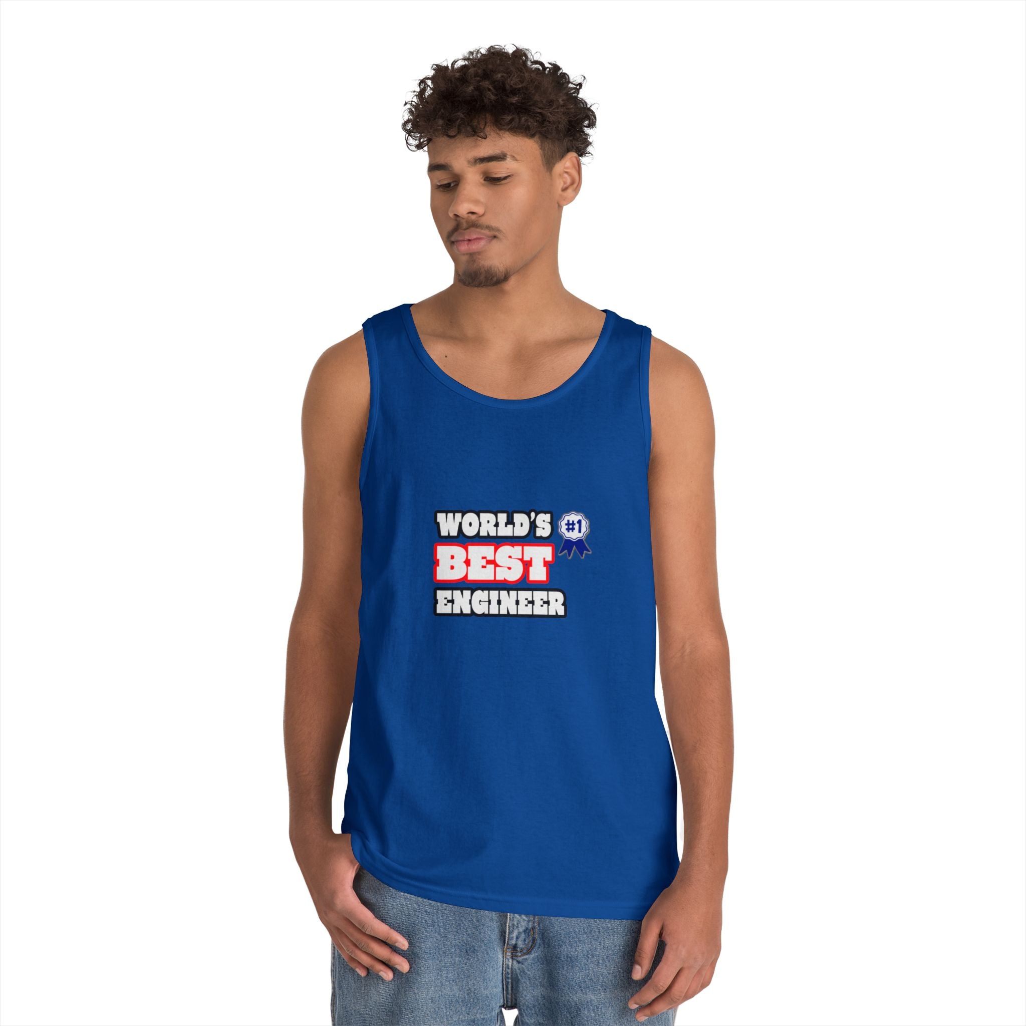 World's Best Engineer - Unisex Heavy Cotton Tank Top