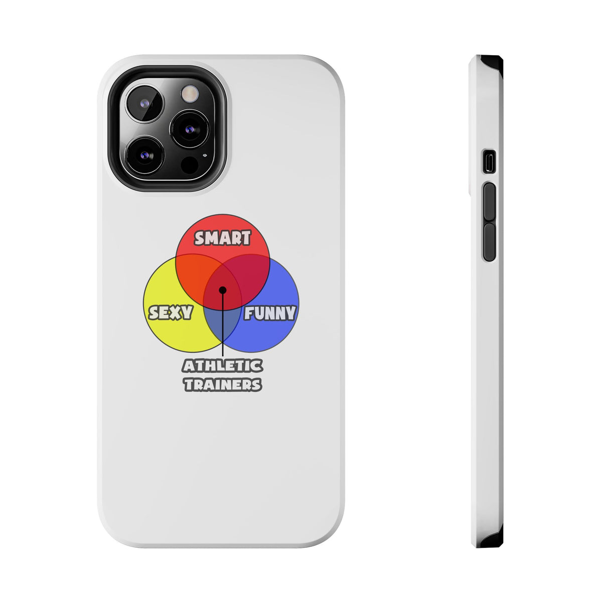 Venn Diagram .. Athletic Trainers - Tough Phone Cases