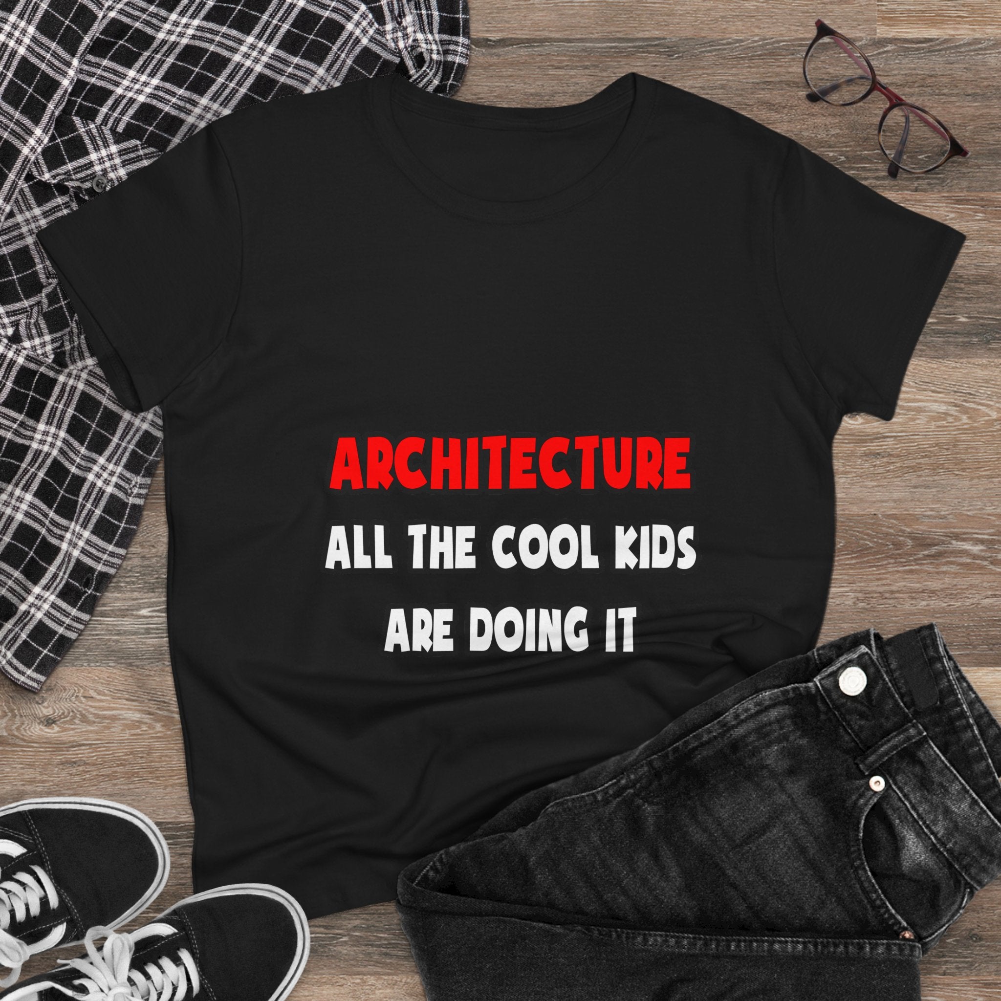 Funny Architect Shirts and Gifts - Women's Midweight Cotton Tee