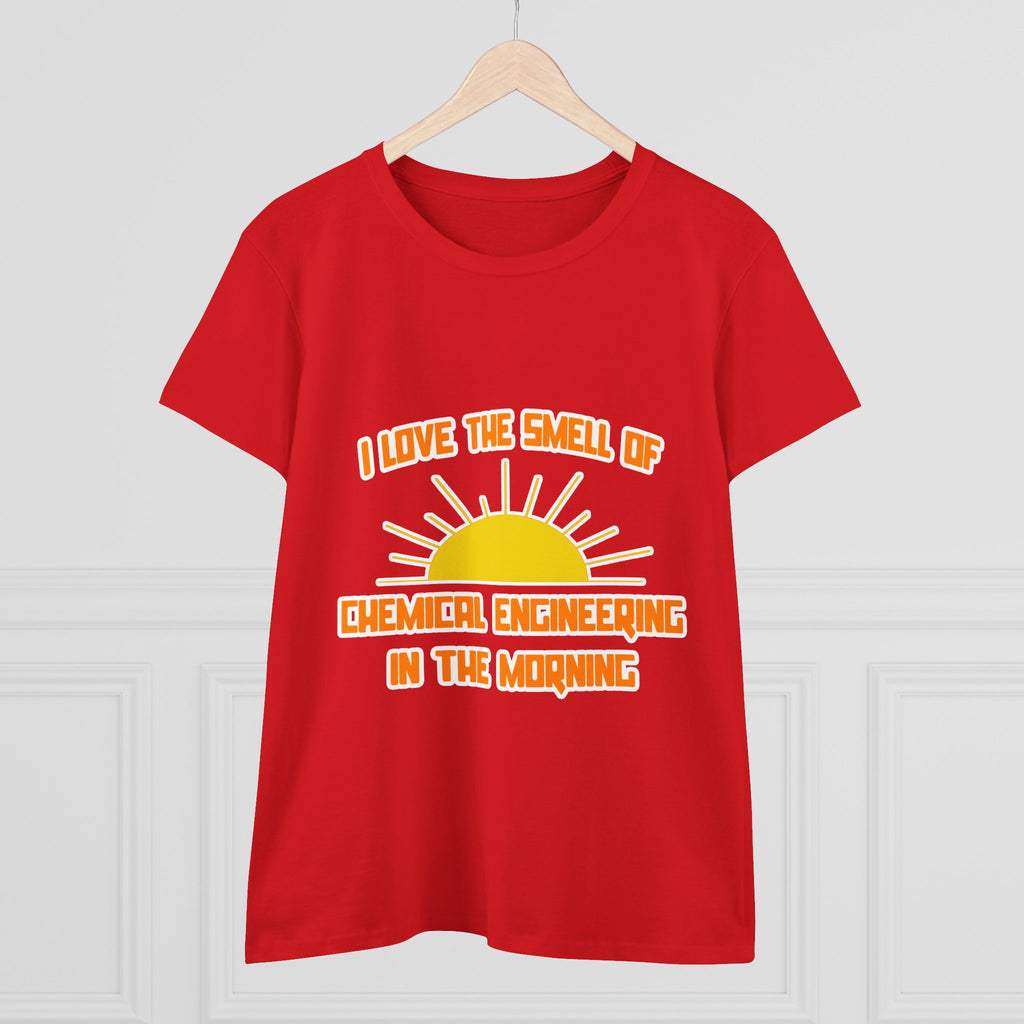 Smell of Chemical Engineering in the Morning - Women's Midweight Cotton Tee