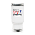 World's Best Audiologist - Stainless Steel Travel Mug with Handle, 14oz