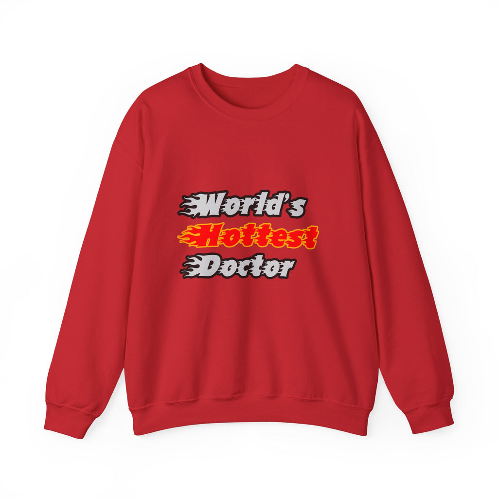 World's Hottest Doctor - Unisex Heavy Blend™ Crewneck Sweatshirt