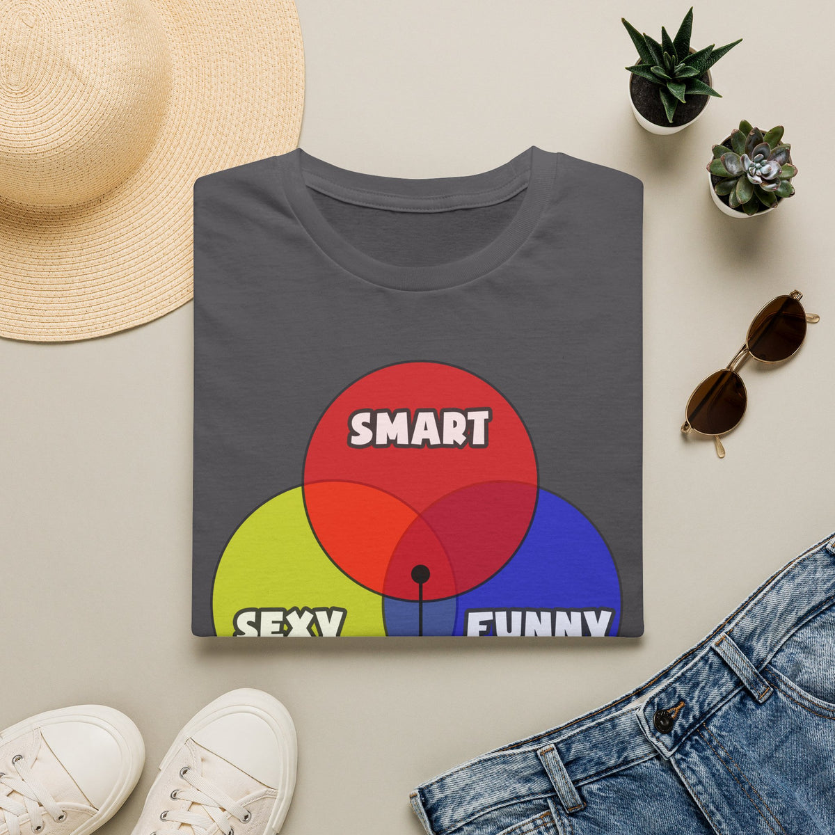 Venn Diagram .. Astronomers - Unisex Softstyle T-Shirt