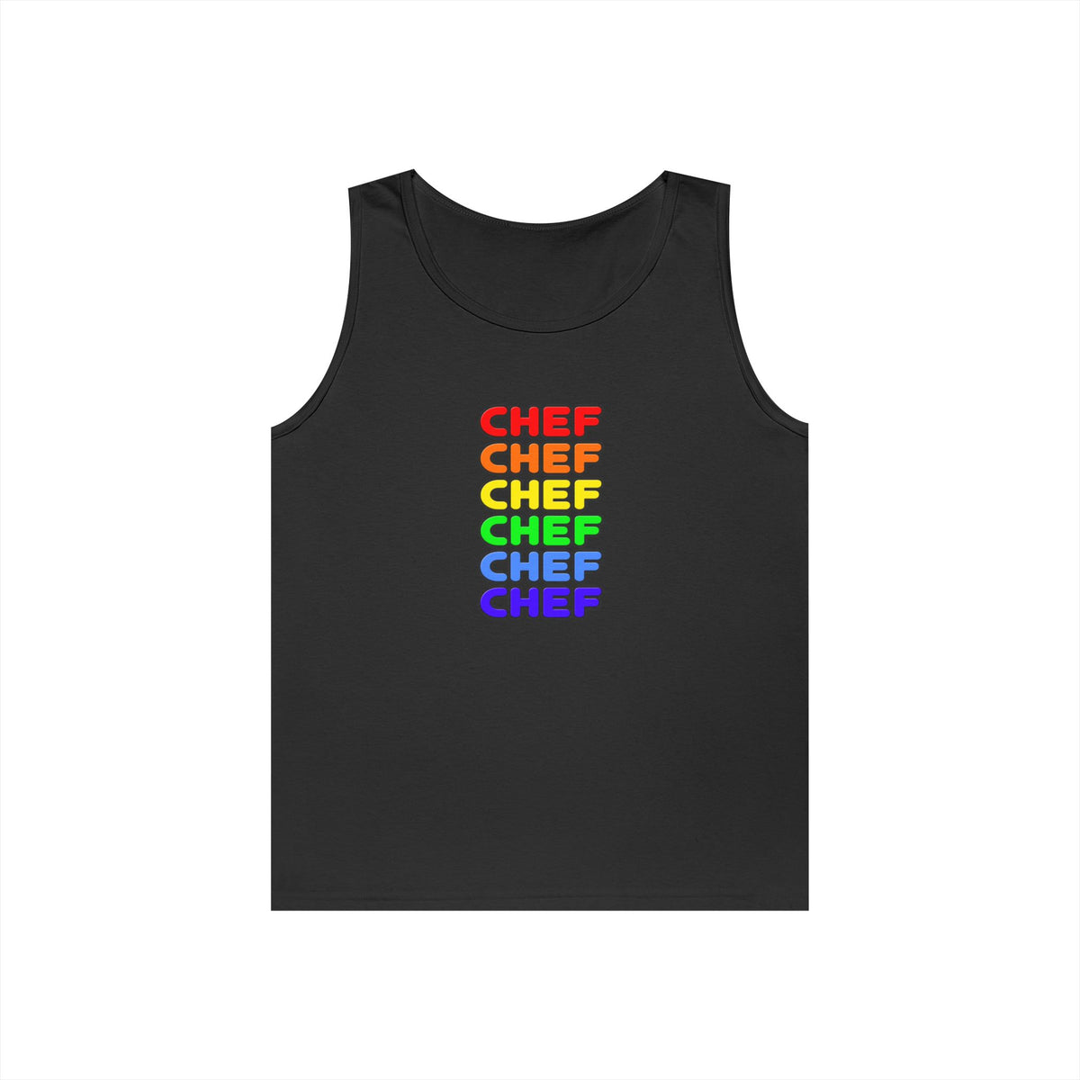 Rainbow Chef - Unisex Heavy Cotton Tank Top
