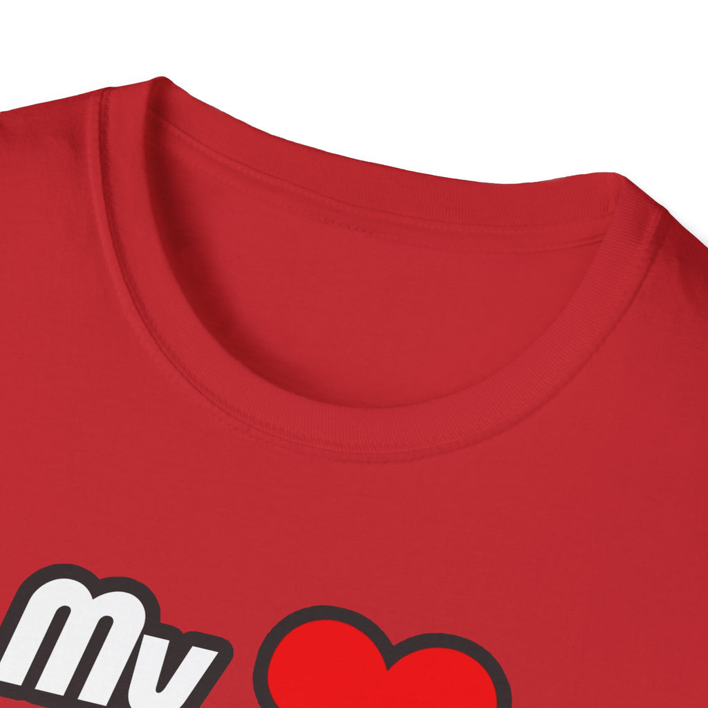 My Heart Belongs To A Dental Hygienist - Unisex Softstyle T-Shirt