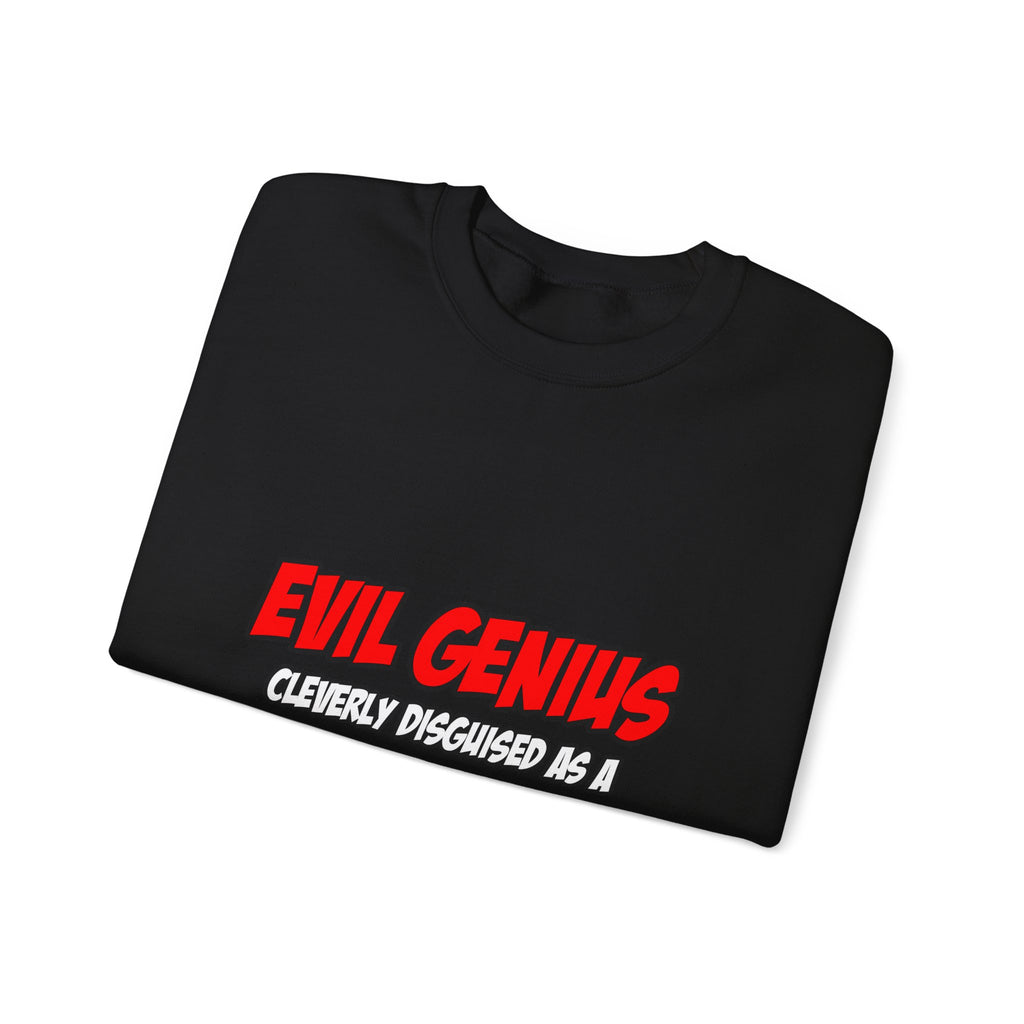 Evil Genius...Teacher - Unisex Heavy Blend™ Crewneck Sweatshirt