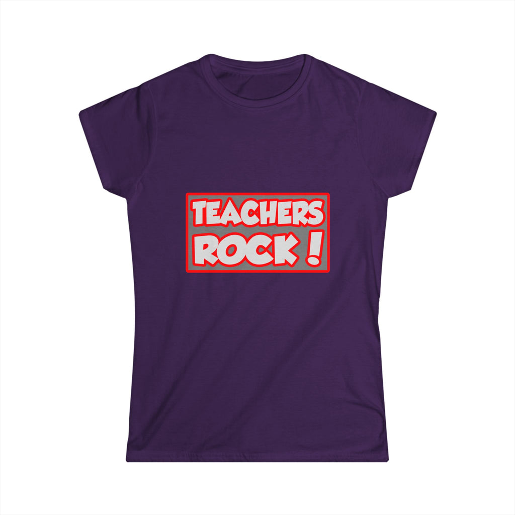 Teachers Rock! - Women's Softstyle Tee