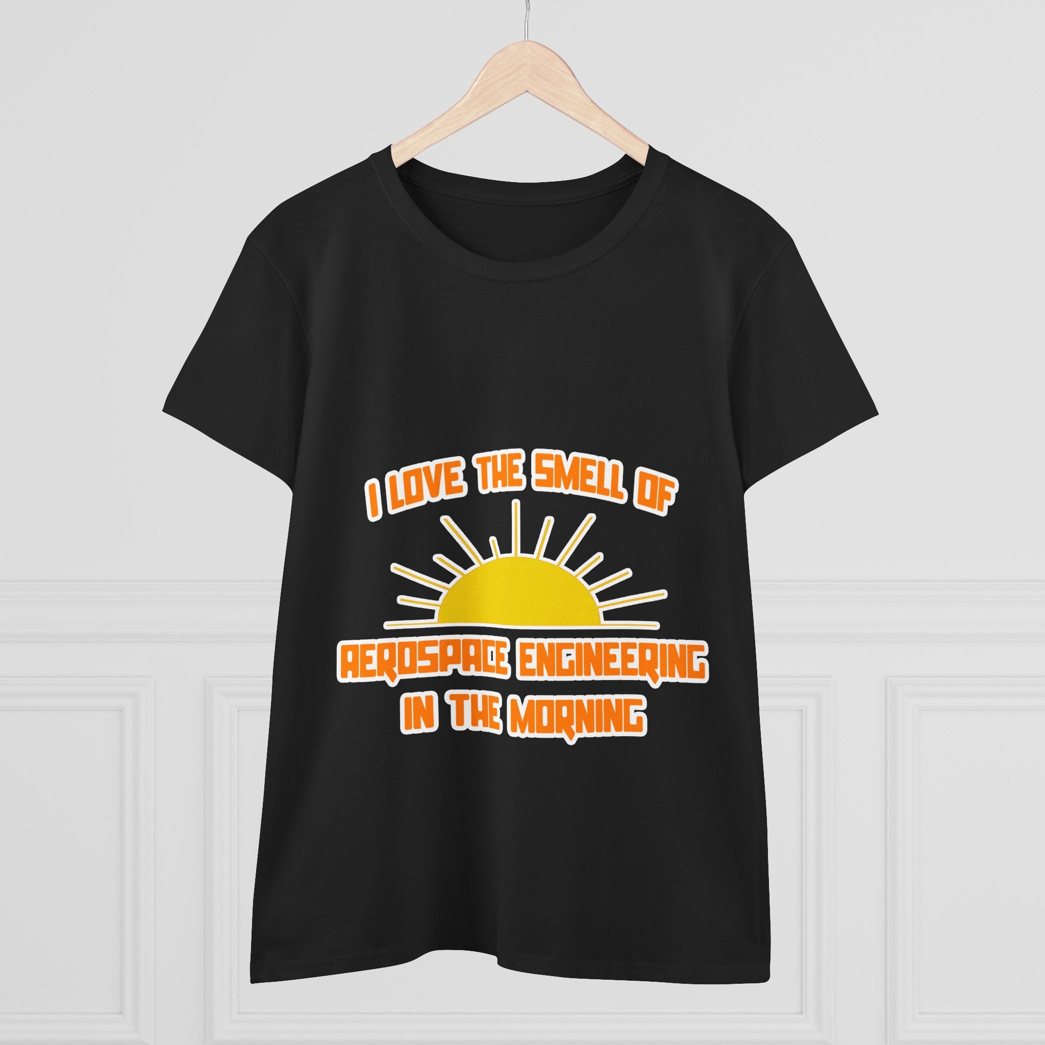 Smell of Aerospace Engineering in the Morning - Women's Midweight Cotton Tee