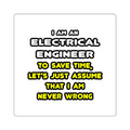 Funny Electrical Engineer T Shirts and Gifts - Square Stickers