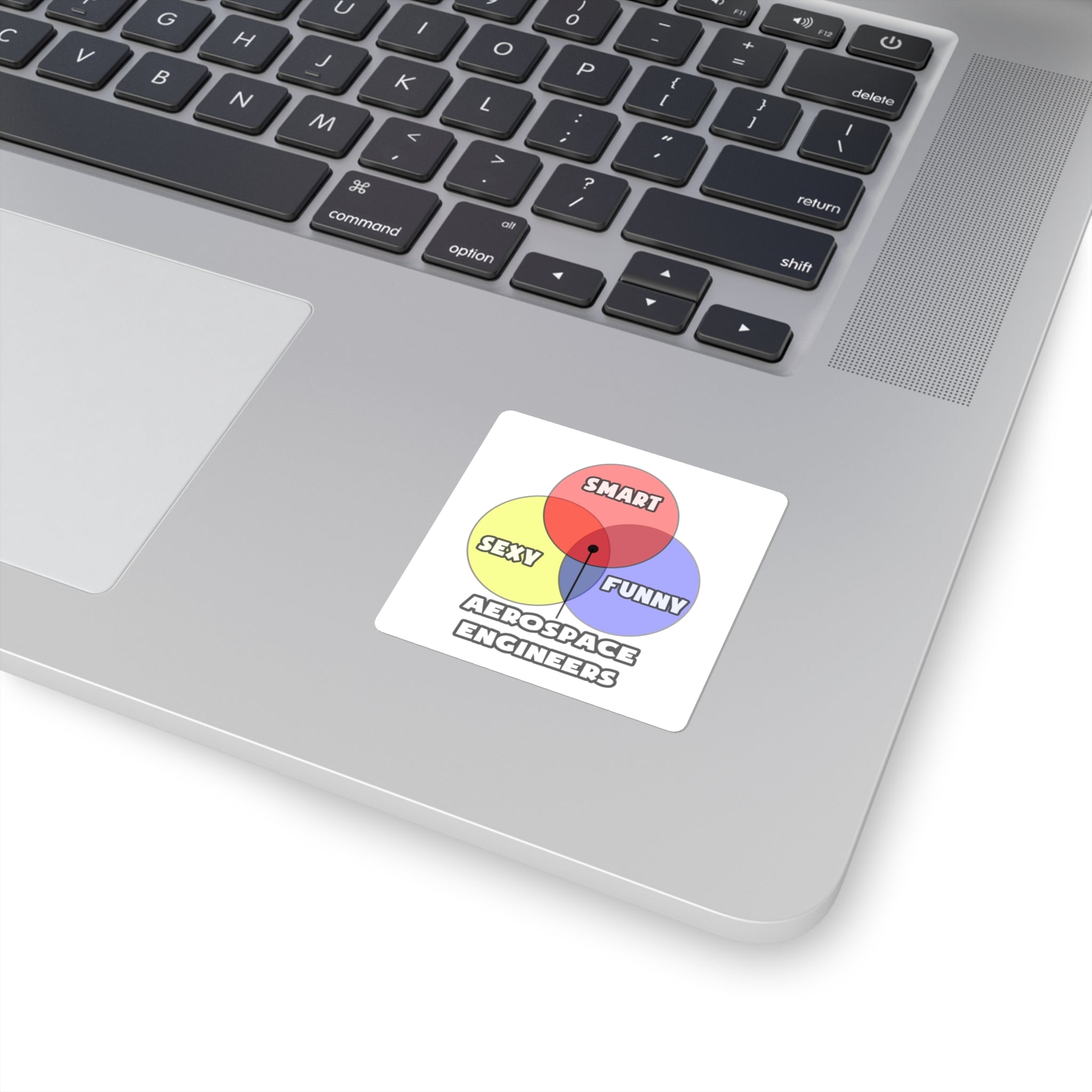 Venn Diagram .. Aerospace Engineers - Square Stickers