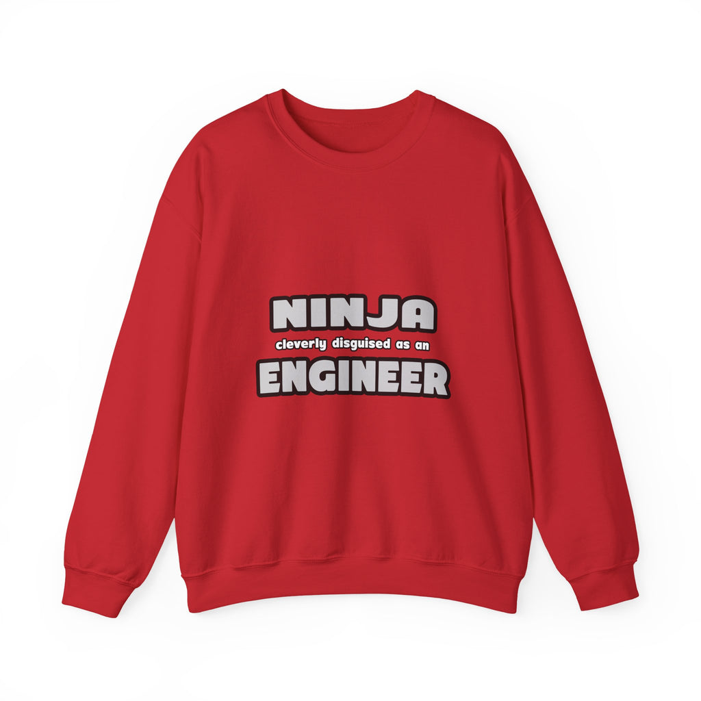 Ninja Cleverly Disguised As An Engineer - Unisex Heavy Blend™ Crewneck Sweatshirt