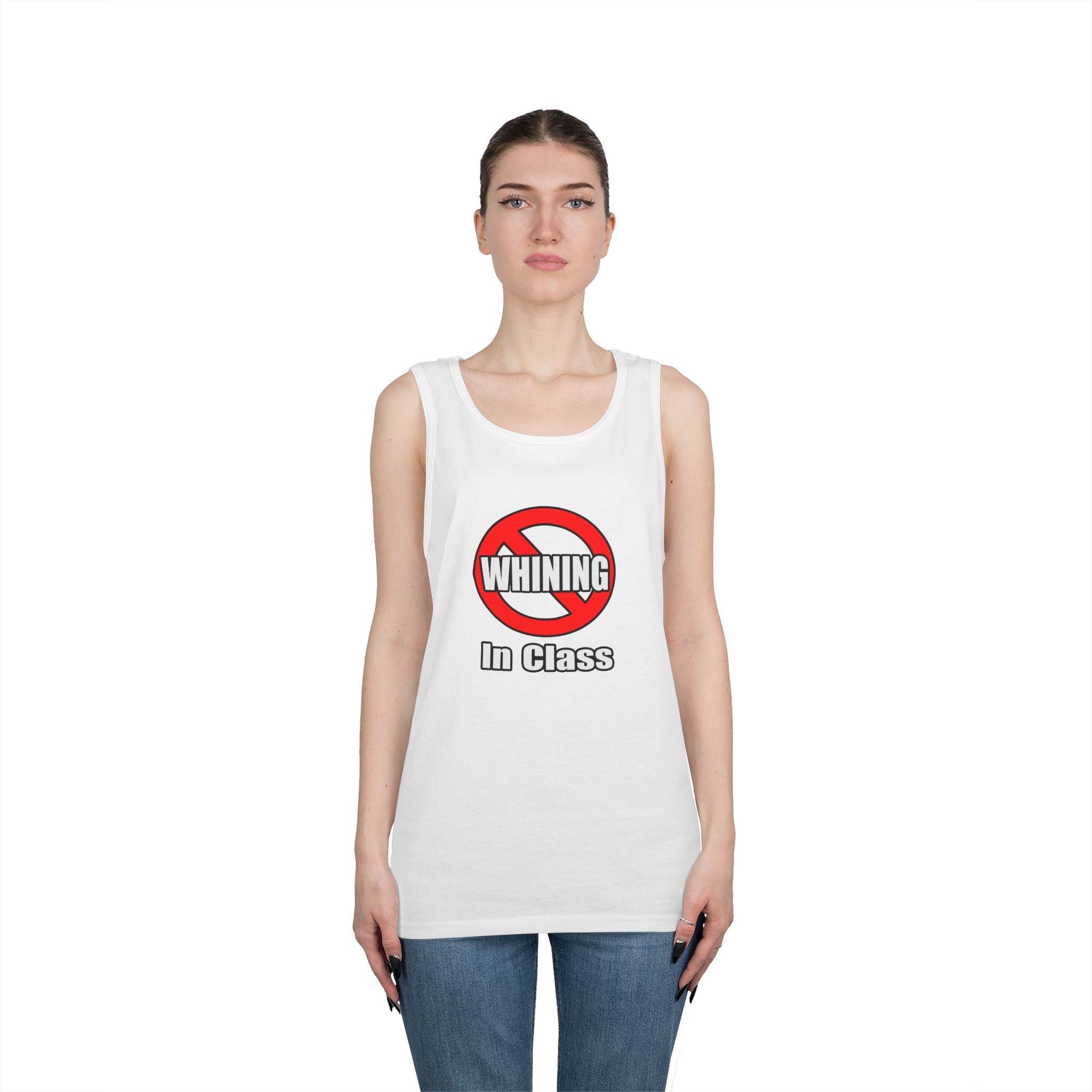 No Whining In Class - Unisex Heavy Cotton Tank Top