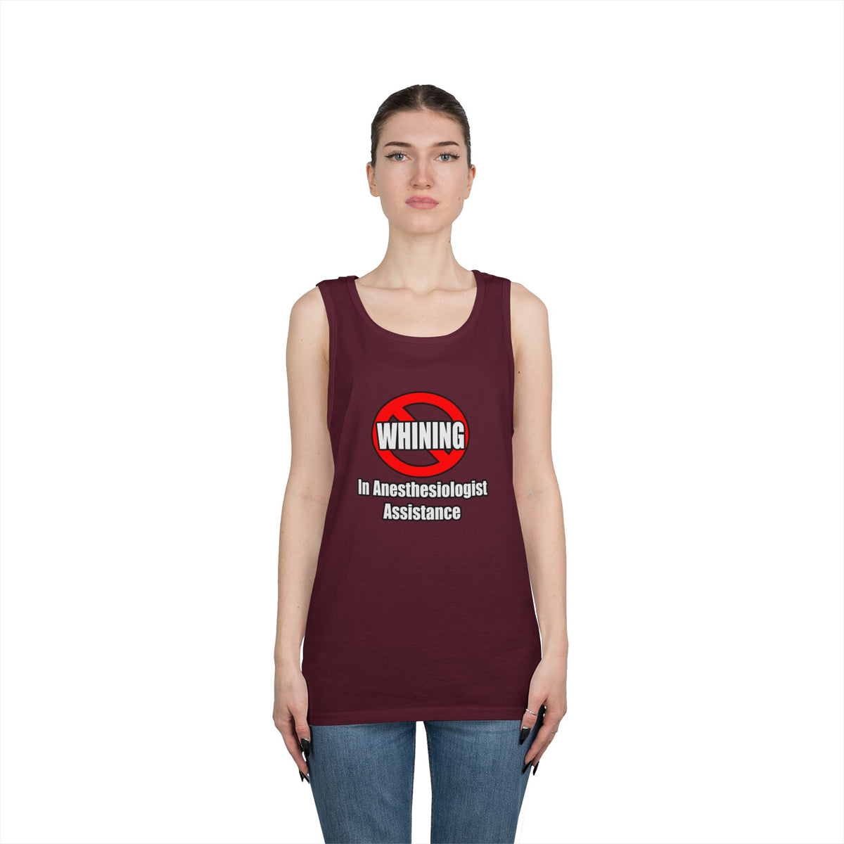 No Whining In Anesthesiologist Assistance - Unisex Heavy Cotton Tank Top