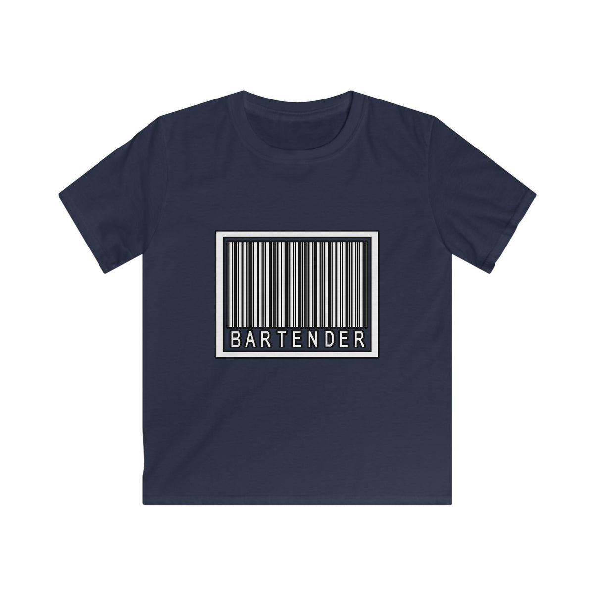 Barcode Bartender - Kids Softstyle Tee