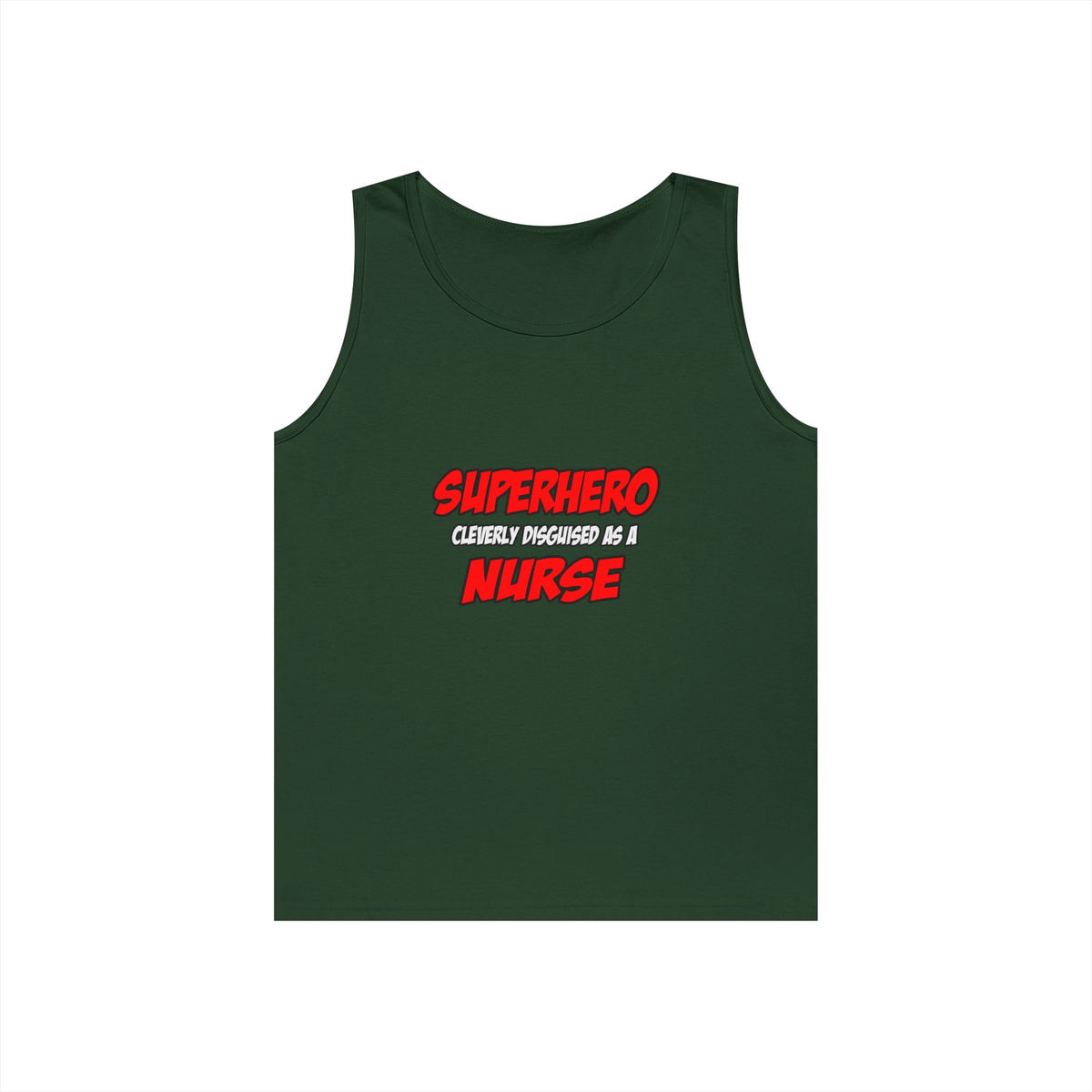 Superhero...Nurse - Unisex Heavy Cotton Tank Top