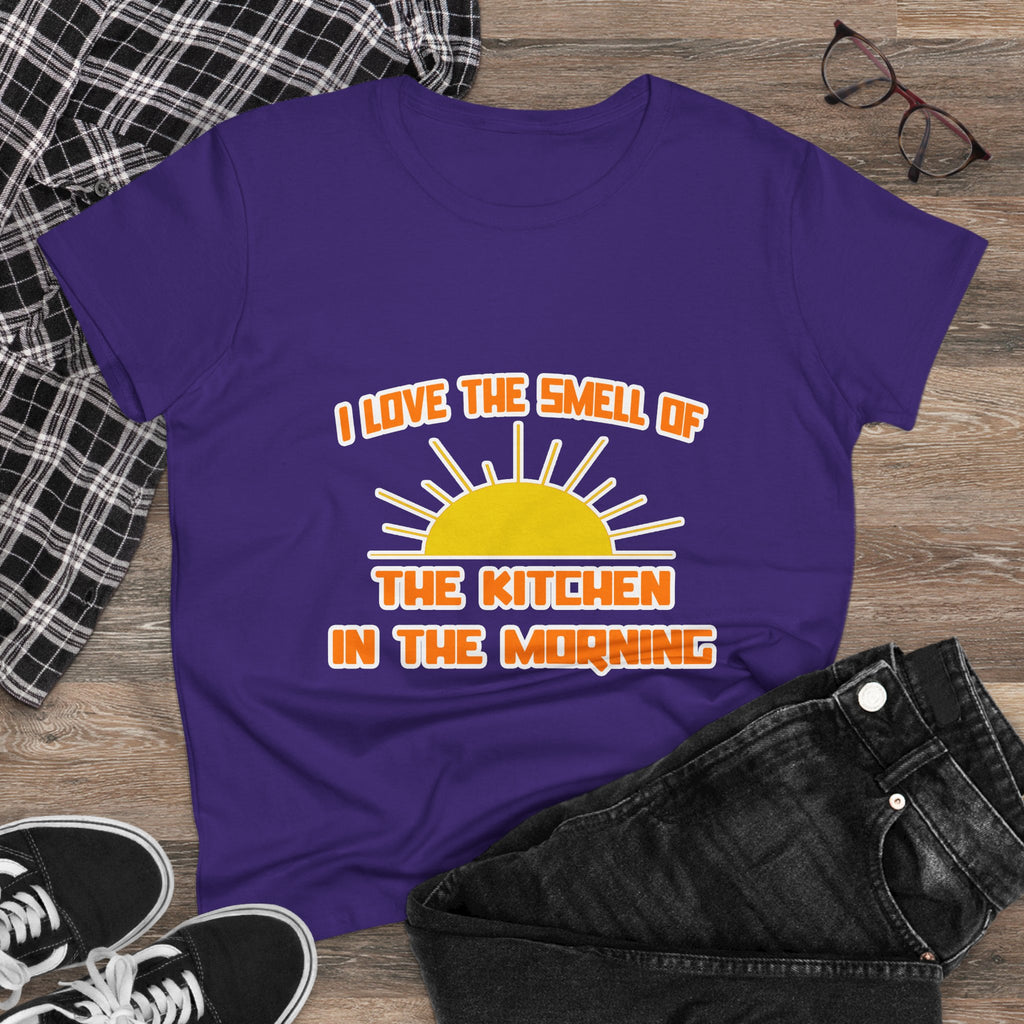 Smell of The Kitchen in the Morning - Women's Midweight Cotton Tee