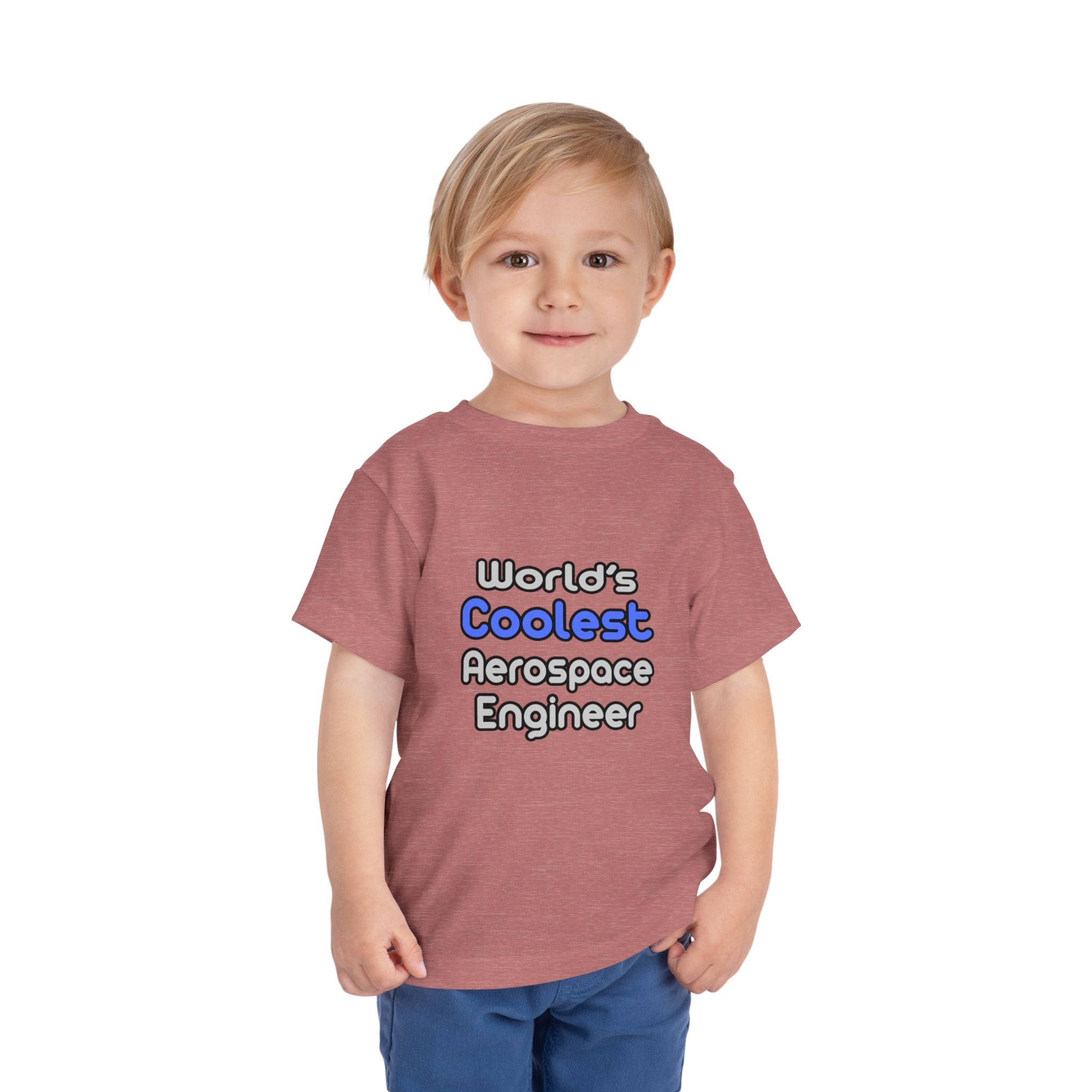 World's Coolest Aerospace Engineer - Toddler Short Sleeve Tee