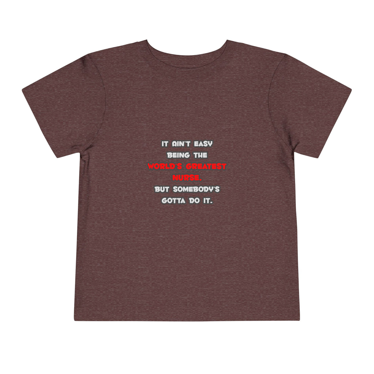 World's Greatest Nurse Joke - Toddler Short Sleeve Tee