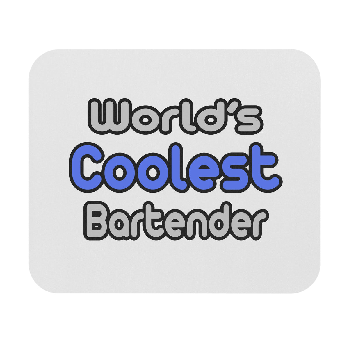 World's Coolest Bartender - Mouse Pad (Rectangle)