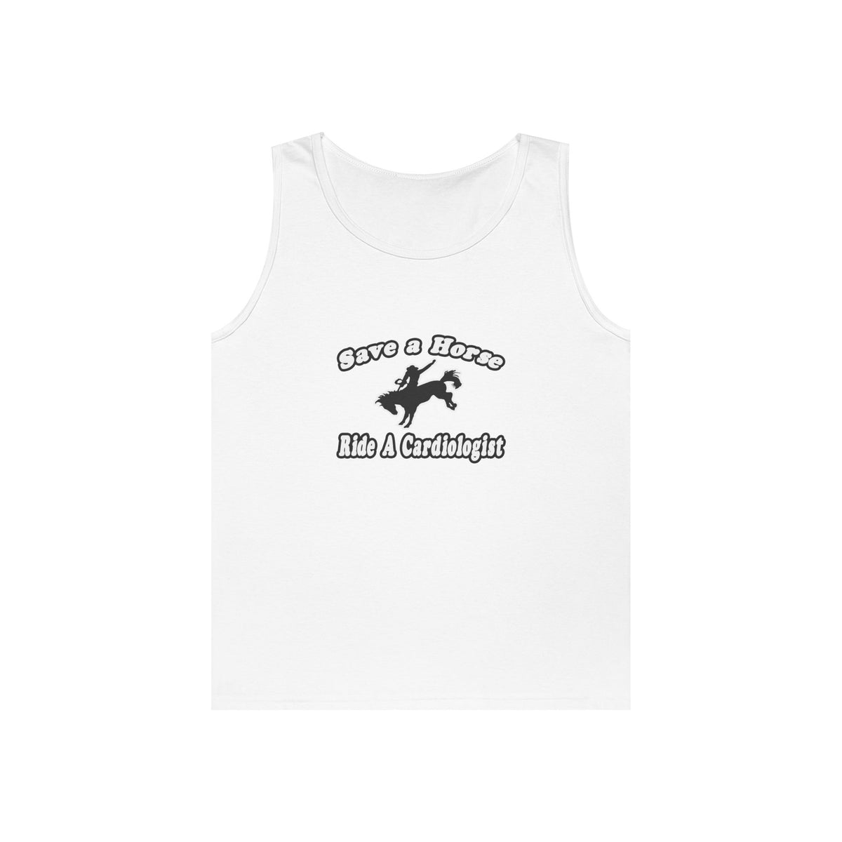 Save Horse, Ride Cardiologist - Unisex Heavy Cotton Tank Top
