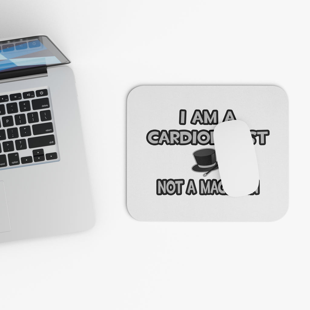 I Am A Cardiologist ... Not A Magician - Mouse Pad (Rectangle)