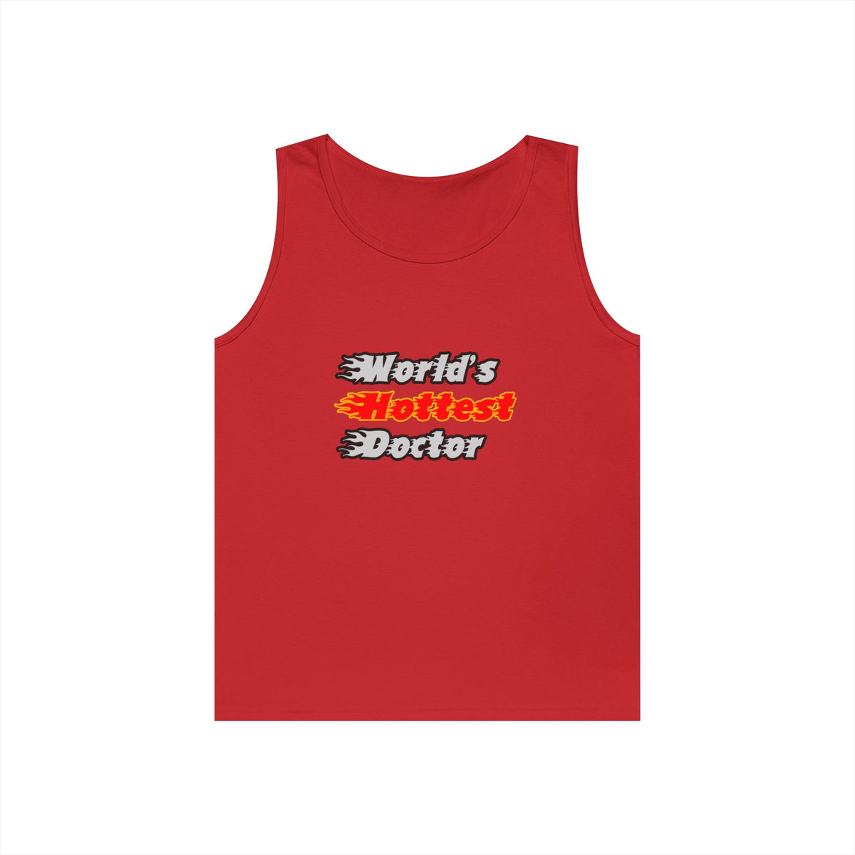 World's Hottest Doctor - Unisex Heavy Cotton Tank Top