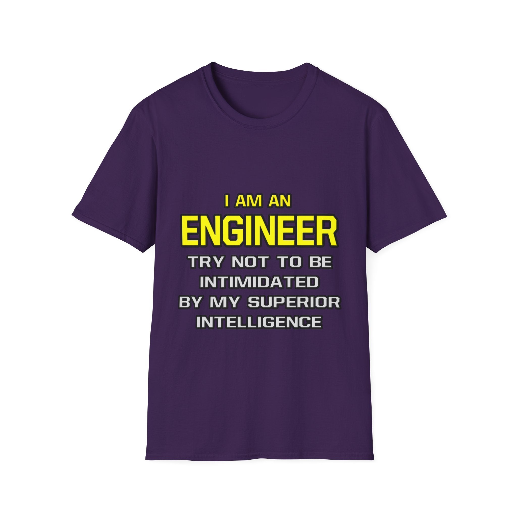 Engineer...Superior Intelligence - Unisex Softstyle T-Shirt