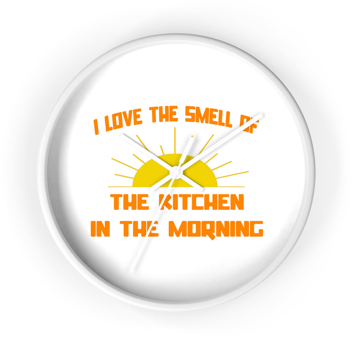 Smell of The Kitchen in the Morning - Wall Clock