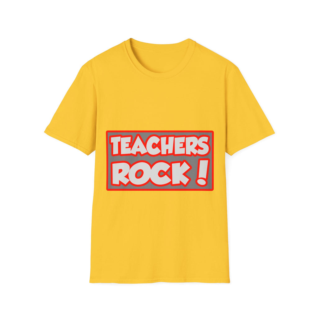 Teachers Rock! - Unisex Softstyle T-Shirt