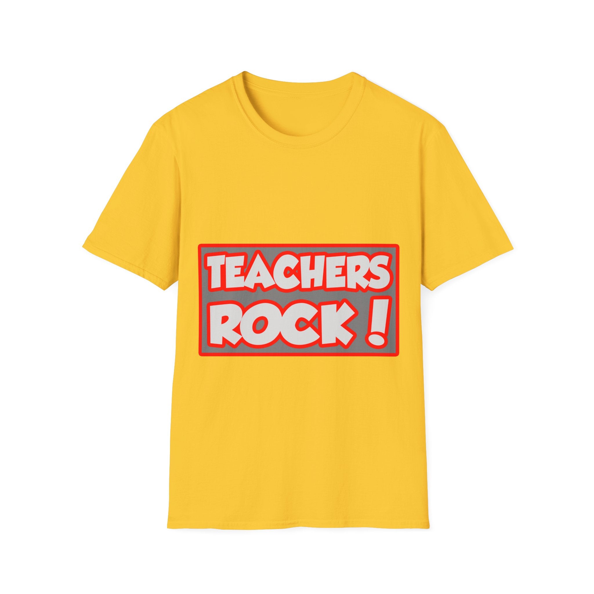 Teachers Rock! - Unisex Softstyle T-Shirt