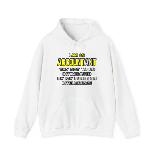 Accountant...Superior Intelligence - Unisex Heavy Blend™ Hooded Sweatshirt