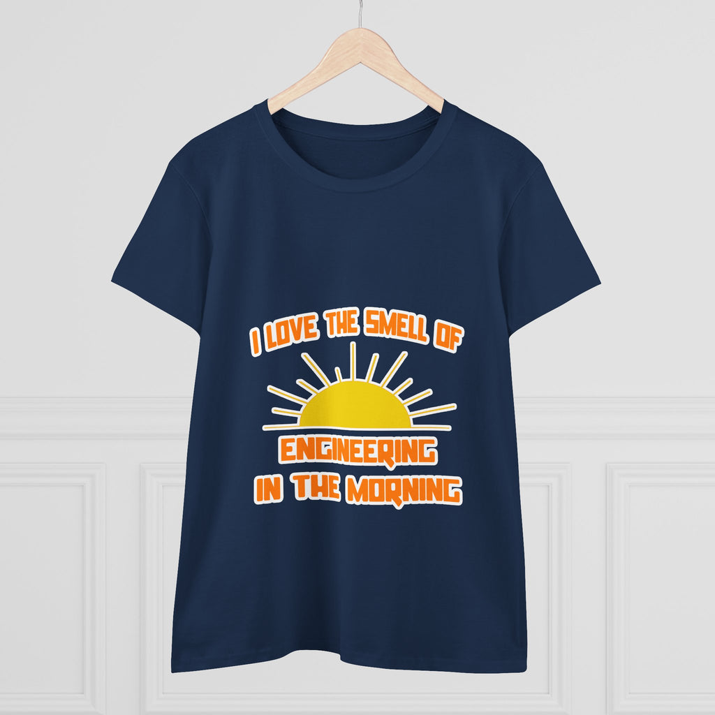 Smell of Engineering in the Morning - Women's Midweight Cotton Tee
