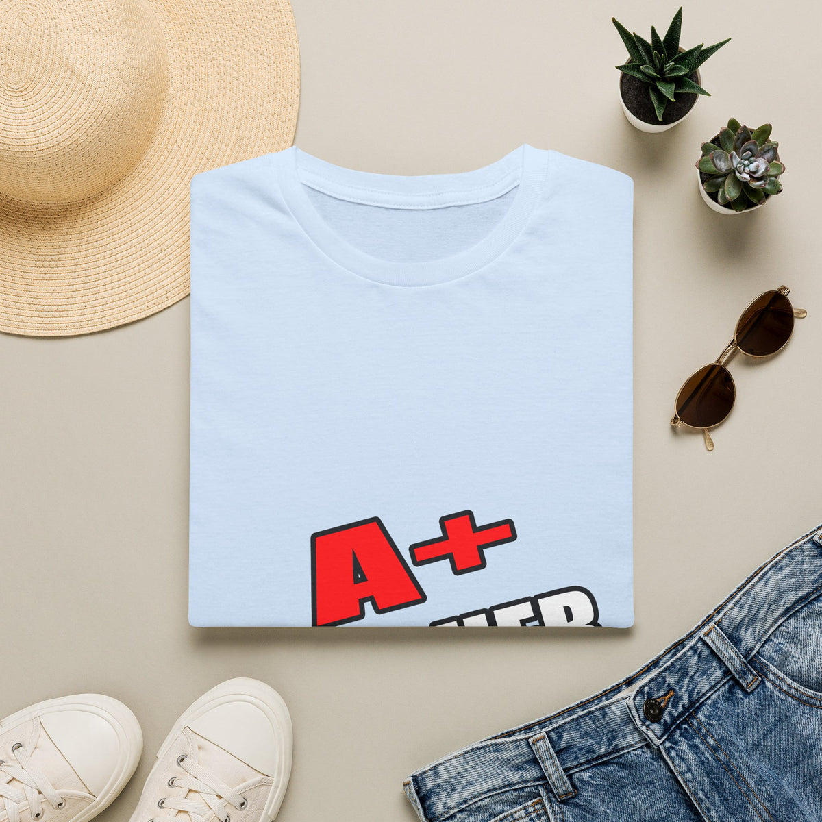 a plus teacher - Unisex Softstyle T-Shirt