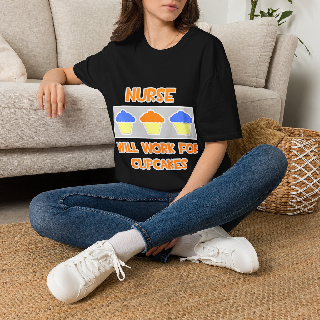 Nurse ... Will Work For Cupcakes - Unisex Softstyle T-Shirt