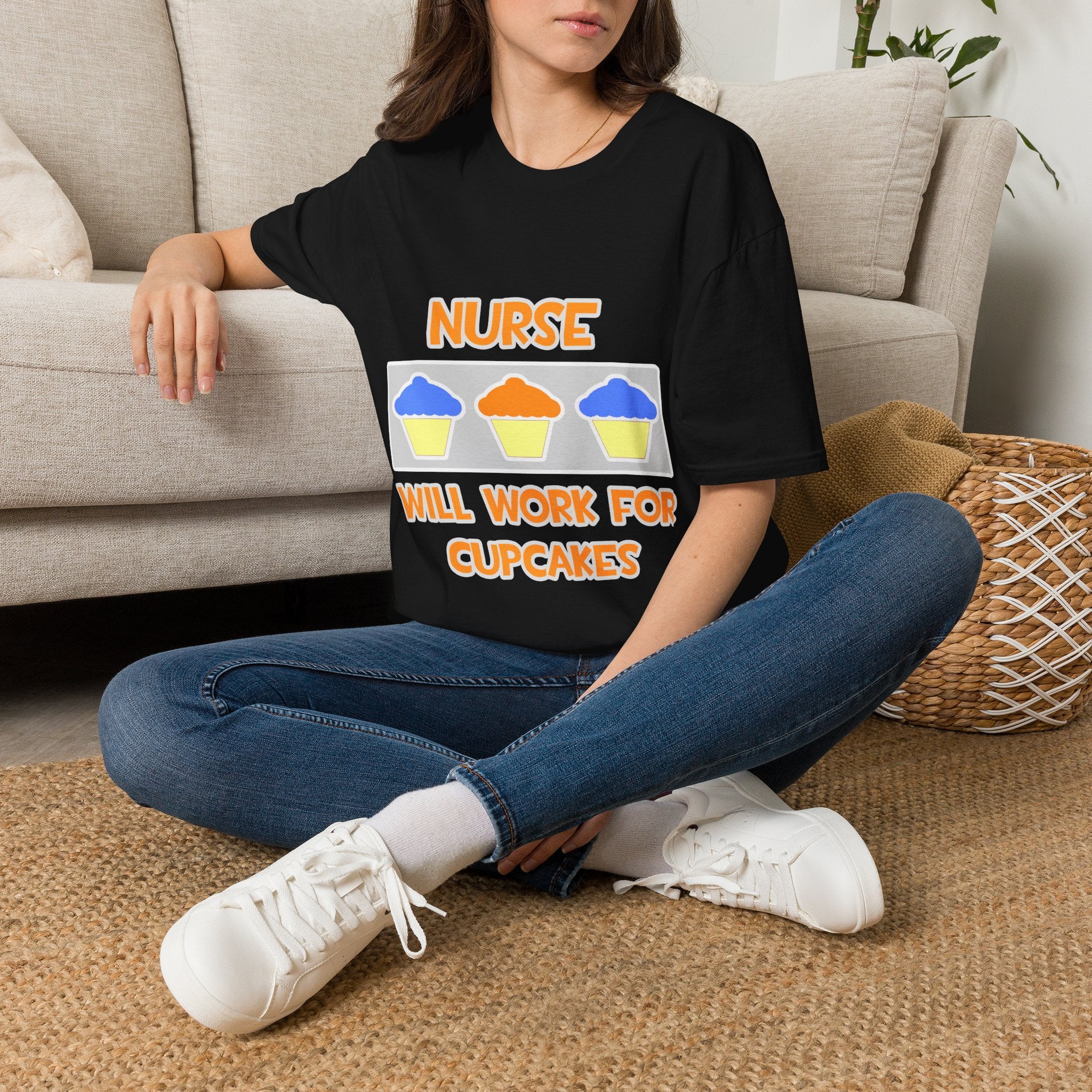Nurse ... Will Work For Cupcakes - Unisex Softstyle T-Shirt