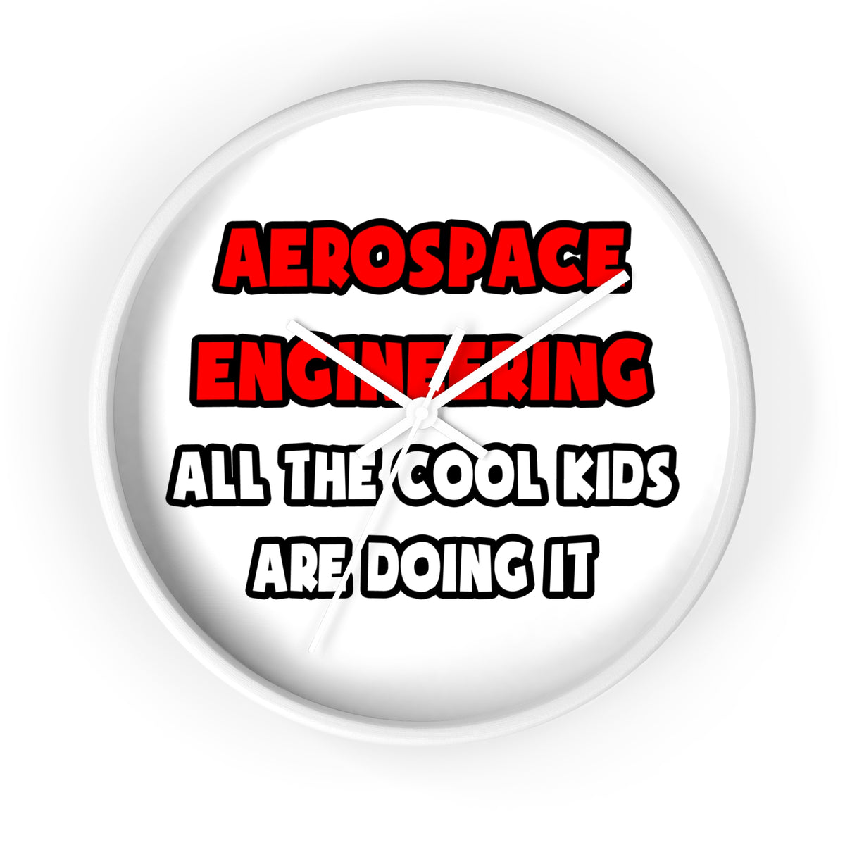 Funny Aerospace Engineer Shirts and Gifts - Wall Clock