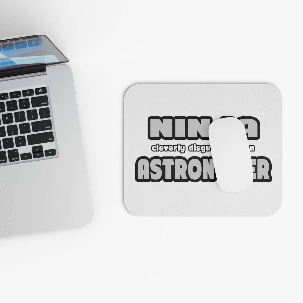 Ninja Cleverly Disguised As An Astronomer - Mouse Pad (Rectangle)