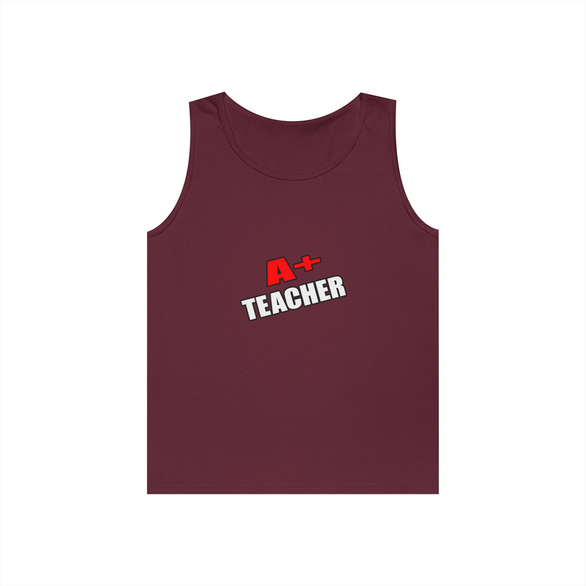 a plus teacher - Unisex Heavy Cotton Tank Top