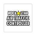 Rock Star Air Traffic Controller - Square Stickers