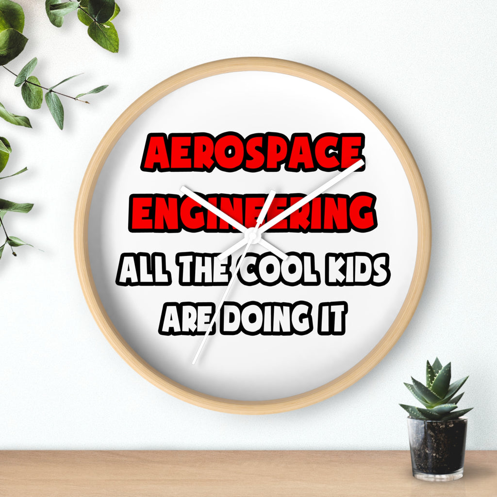 Funny Aerospace Engineer Shirts and Gifts - Wall Clock